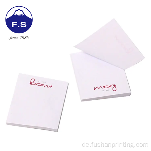 Stickey Notepad Post Memo Note gedrucktes Firmenlogo